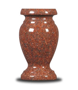 Turned Granite Headstone Vases
