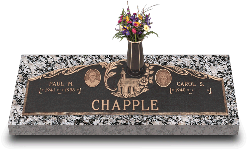 Chapel Bronze Grave Marker