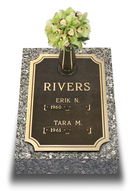 Tranquility Double Interment Bronze Marker
