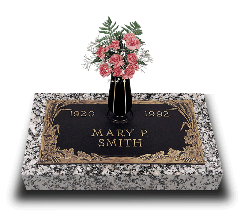Dynasty Fruit of Life Bronze Grave Marker