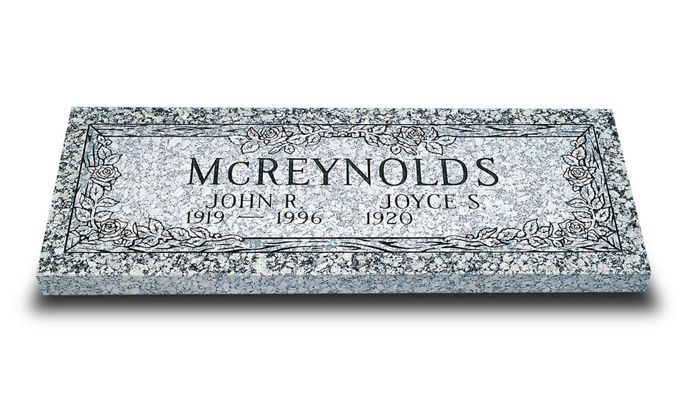 Dynasty Rose Companion Cemetery Marker