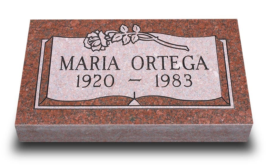 Rose Bible Cemetery Marker