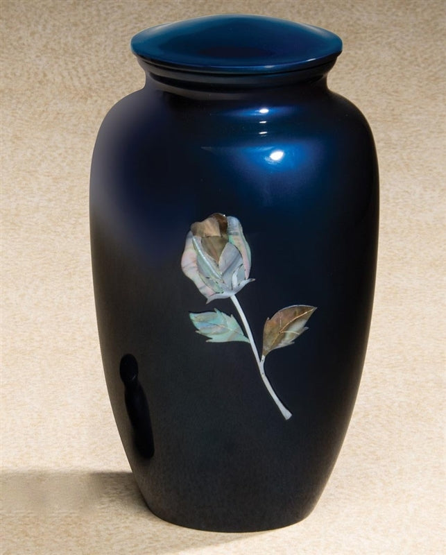Luminescent Series - Blue Rose Urn