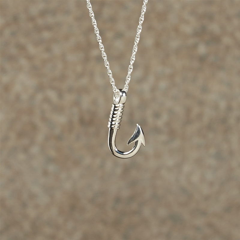 Fishing Hook Cremation Pendant