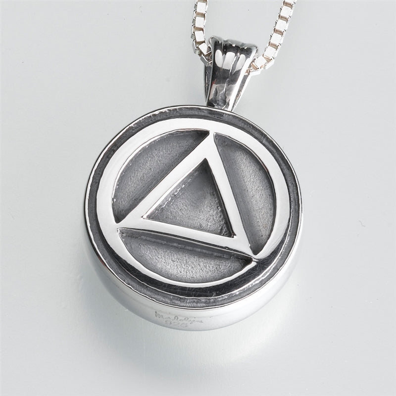 Silver Serenity Cremation Pendant