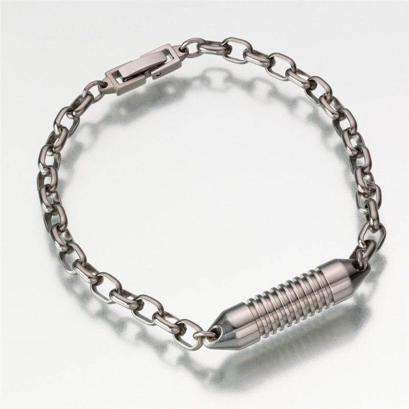 Titanium Cremation Jewelry Bracelet