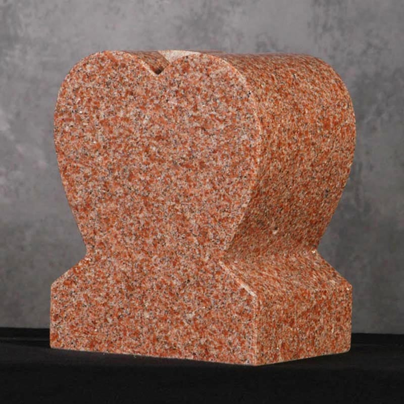 Heart Granite Vase - Large