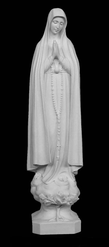39" Our Lady of Fatima Marble Statue