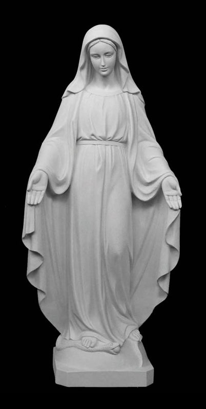 39" Our Lady of Grace Marble Statue