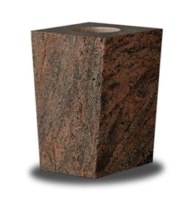 Square Granite Cemetery Vases