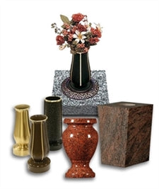 View All Cemetery Vases for Headstones