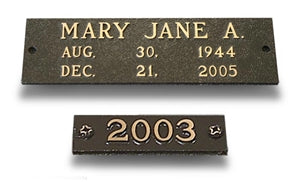 Bronze Death Dates Scrolls