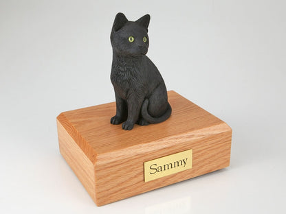 Black Cat Urn