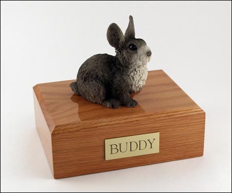 Gray Rabbit Urn