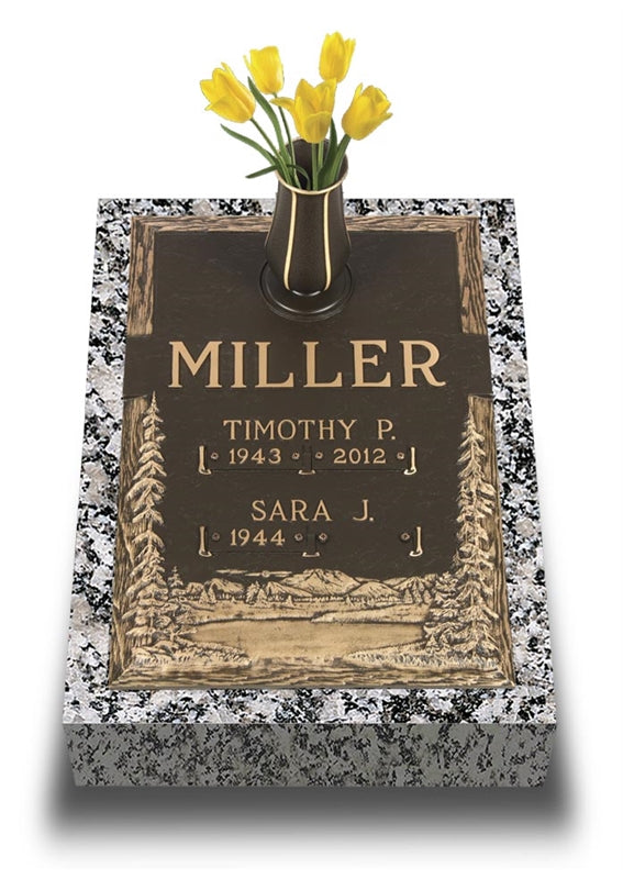 Mountain Pine Double Depth Bronze Marker