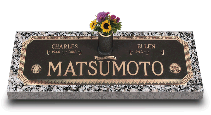 Dynasty Serenity Bronze Grave Marker
