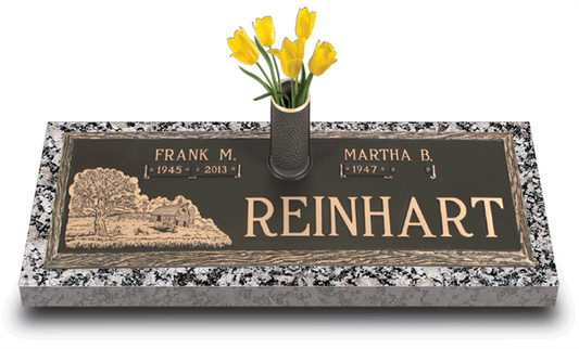 Old Homestead Bronze Grave Marker