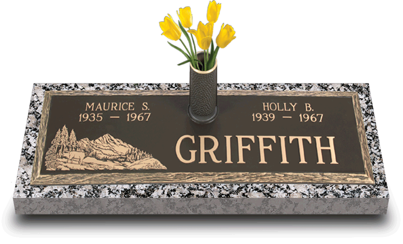 Hidden Valley Bronze Grave Marker