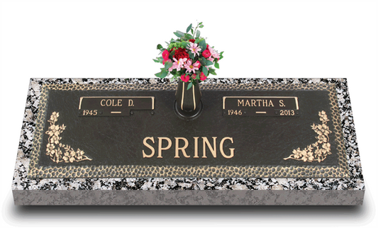 Garden of Life Dogwood Bronze Grave Marker
