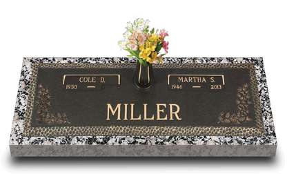 Garden of Life Pine Bronze Grave Marker