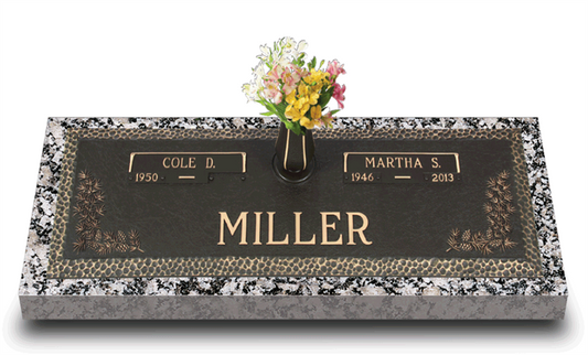 Garden of Life Pine Bronze Grave Marker