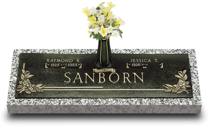 Magnolia Bronze Grave Marker