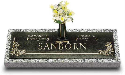 Magnolia Bronze Grave Marker