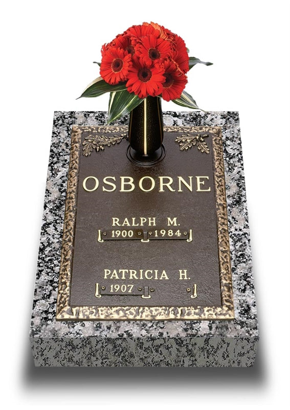 Oakleaf Double Depth Bronze Marker