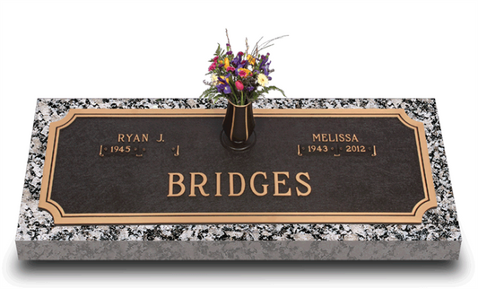 Tranquility Bronze Grave Marker