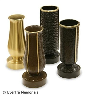 Granit-Bronz Bronze Vases