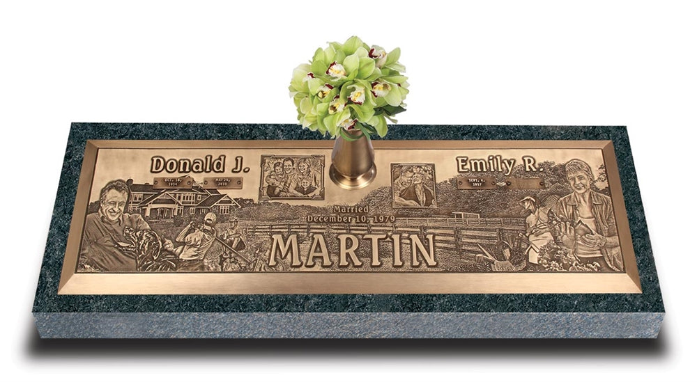 Expressions In Bronze Grave Marker Companion