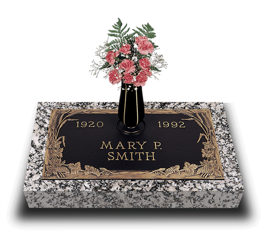 Dynasty Fruit of Life Bronze Grave Marker