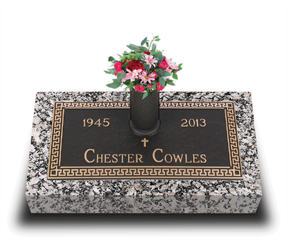 Classic Bronze Grave Marker