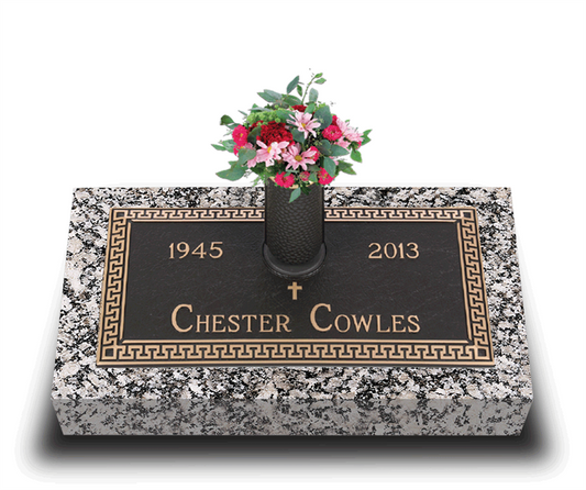 Classic Bronze Grave Marker