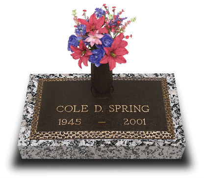 Garden of Life Simplicity Bronze Grave Marker