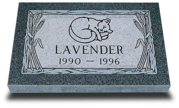 Premium Granite Grave Marker for Pets