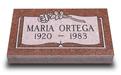 Rose Bible Cemetery Marker