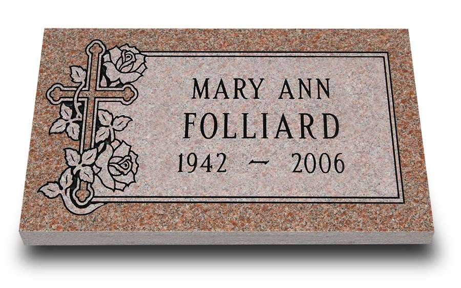 Rose Cross Cemetery Marker