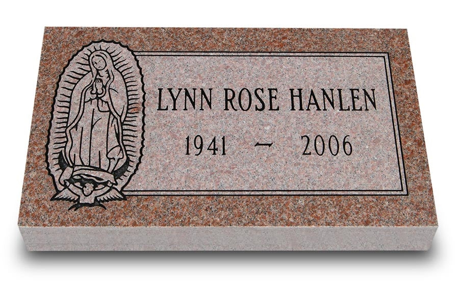 Virgin of Guadalupe Cemetery Marker