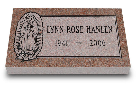 Virgin of Guadalupe Cemetery Marker