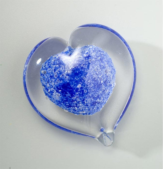 Boundless Heart Glass Cremation Keepsake