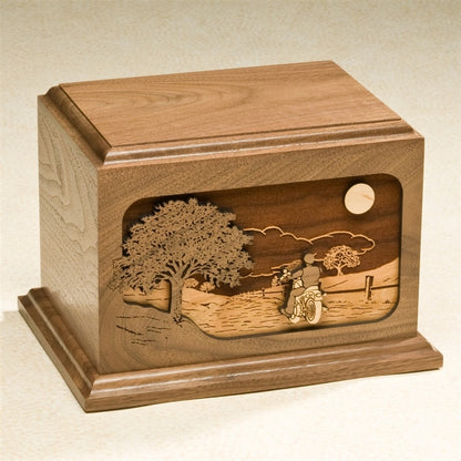 The Ride Home Walnut Urn