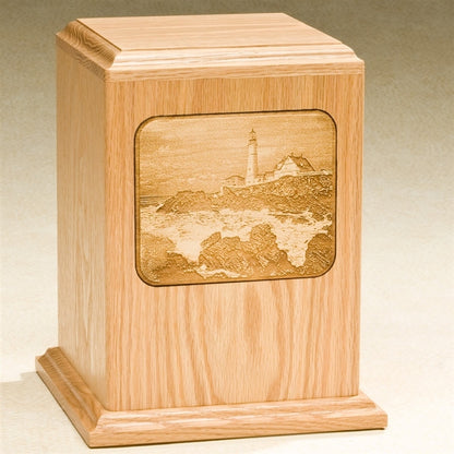 Lighthouse Oak Urn