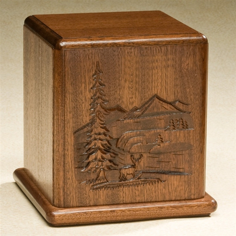 Relief Deer Urn