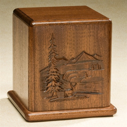 Relief Deer Urn
