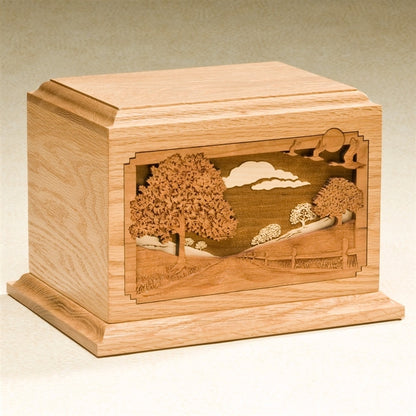 Country Lane Oak Urn