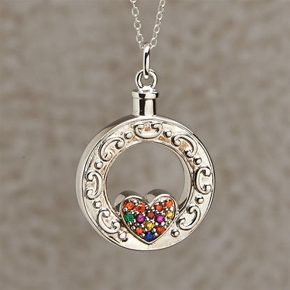 Celebration of Life Heart Cremation Pendant