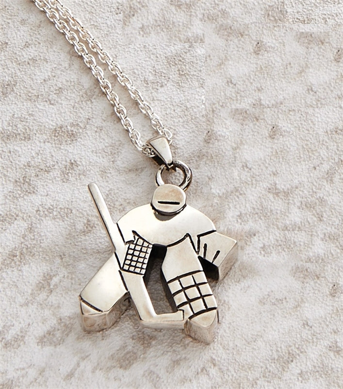 Hockey Cremation Pendant