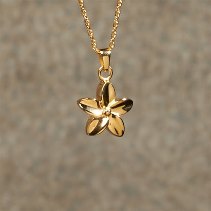 Silver Flower Cremation Pendant