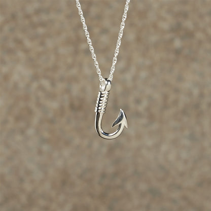 Fishing Hook Cremation Pendant